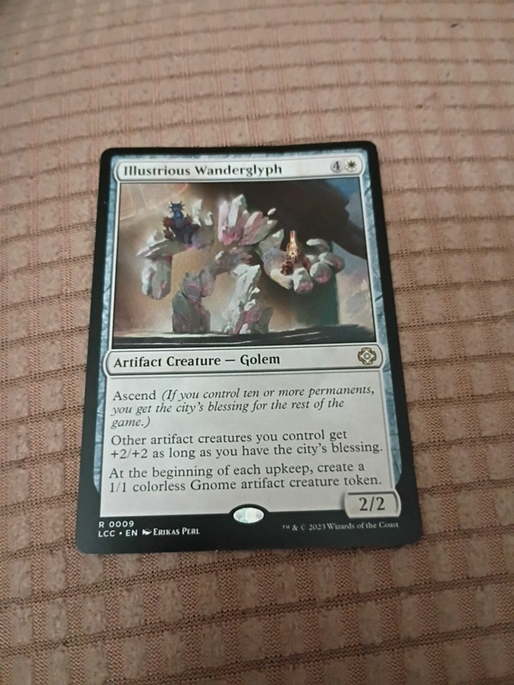 Illustrious Wanderglyph Magic: The Gathering Card - White